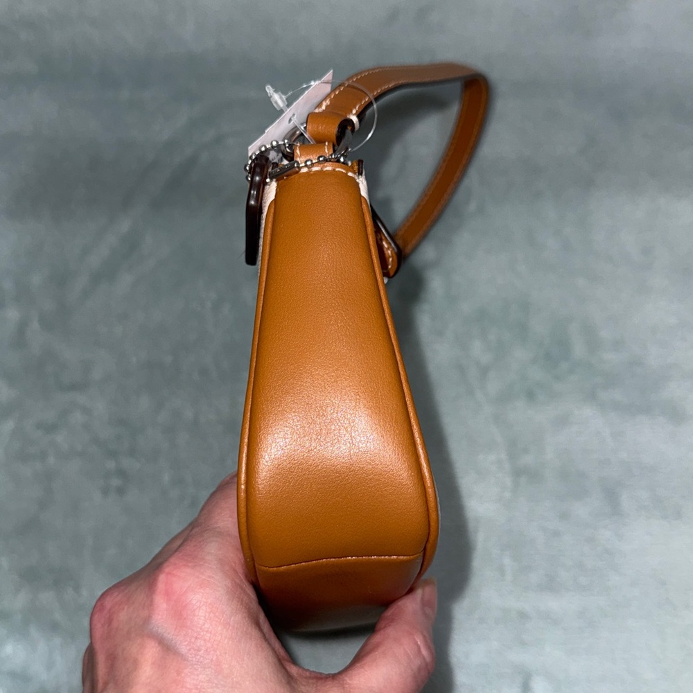 Coach Cream and Brown Rainbow Print Bag - Picture 7 of 17